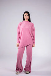 Velvet set in pink